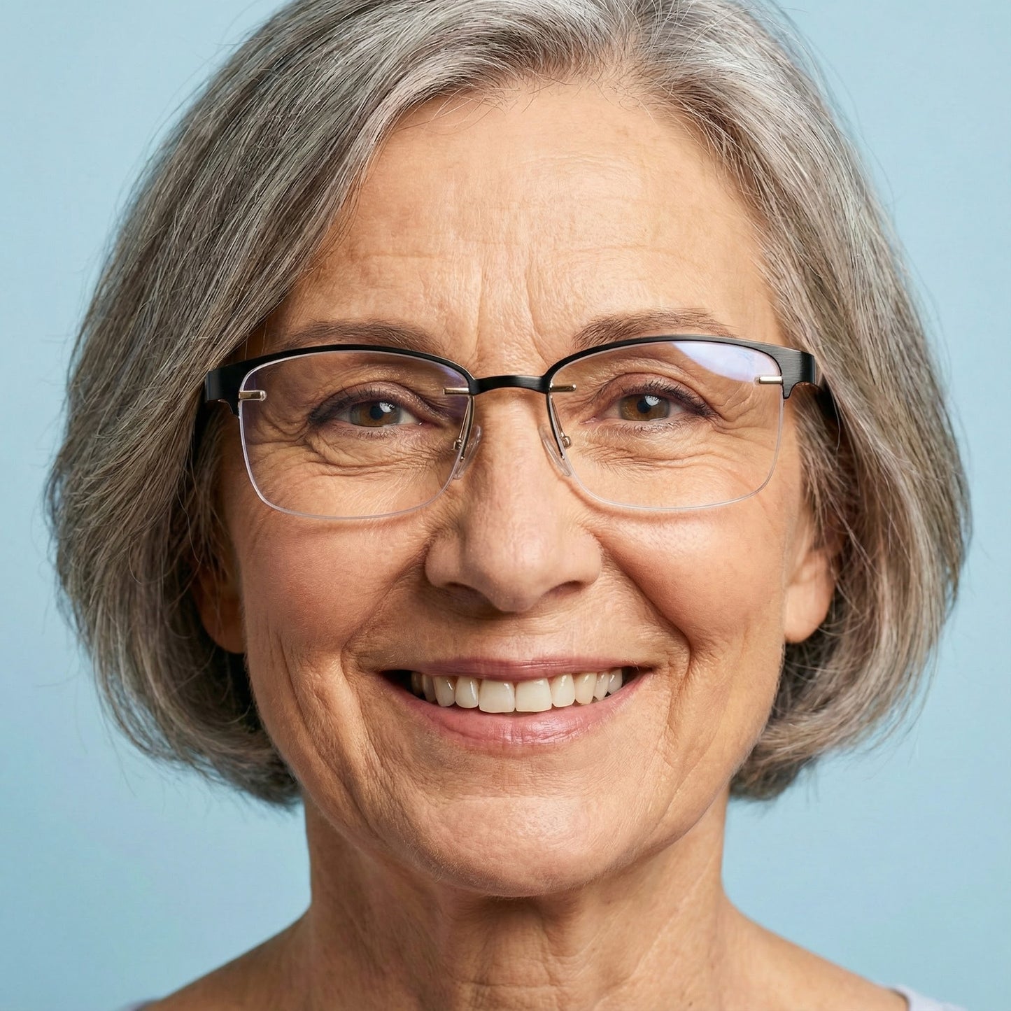 Frameless Smart Zoom Blue Light Glasses